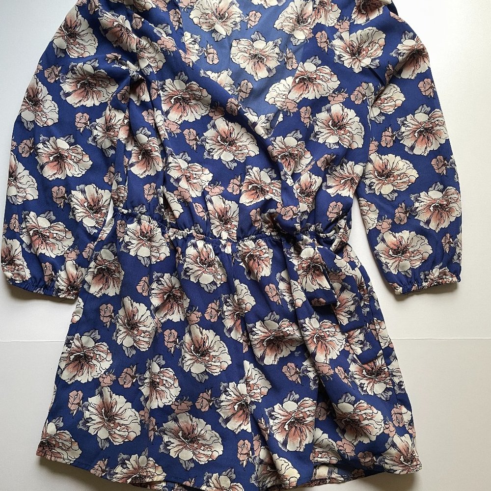 Floral Long Sleeved Romper